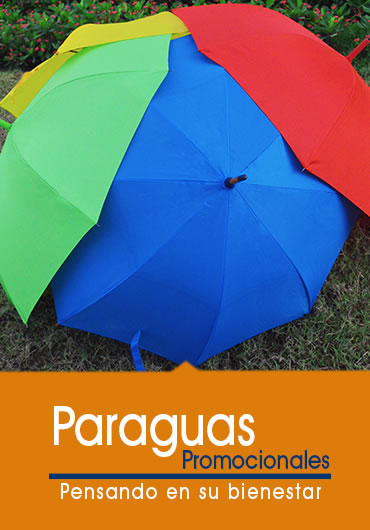 paraguas promocionales todos los colores