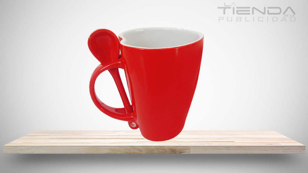 mug taza con cuchara